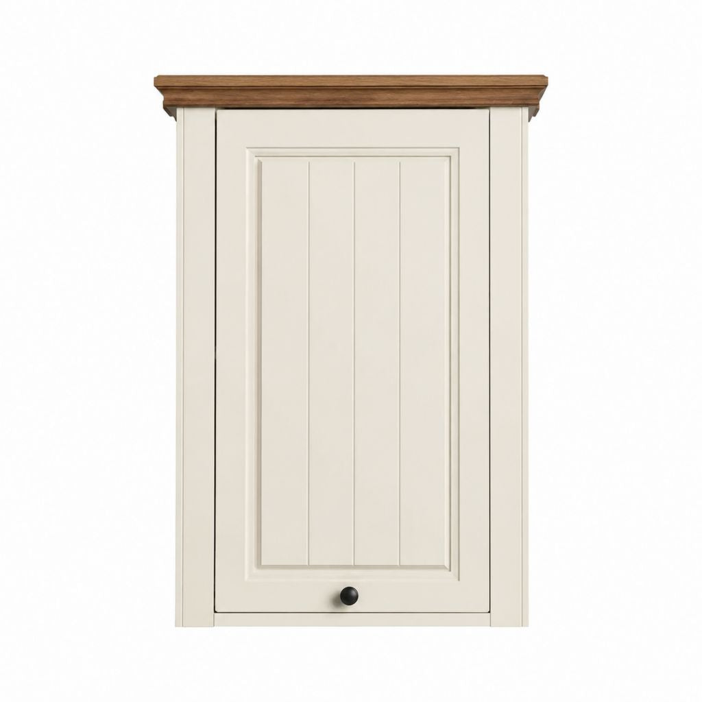 Hängeschrank mit Tür Cremebraun MDF 60 x 30 x 90 cm