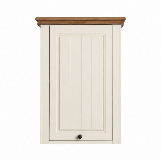 Hängeschrank mit Tür Cremebraun MDF 60 x 30 x 90 cm